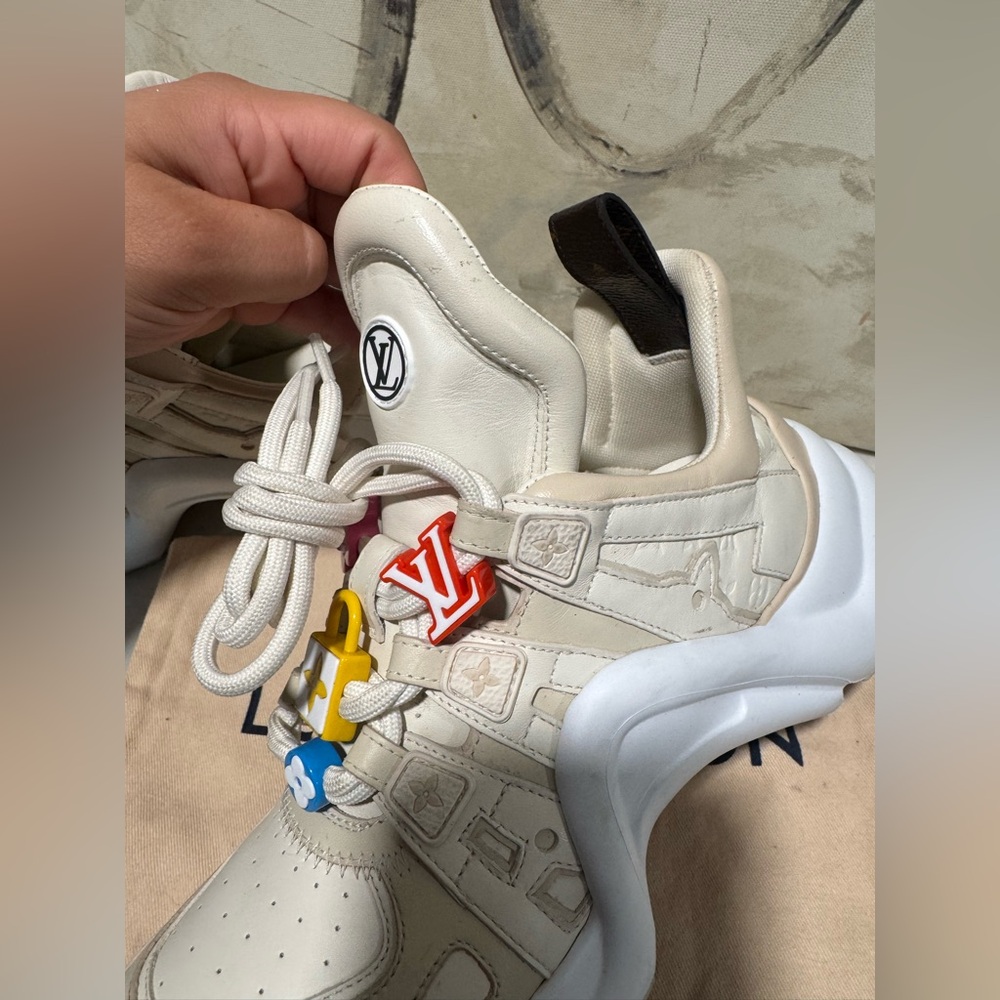 ONE DAY SALE✨
SALE✨Louis Vuitton archlight Cream and Multicolor Women's Sneakers - Picture 6 of 16